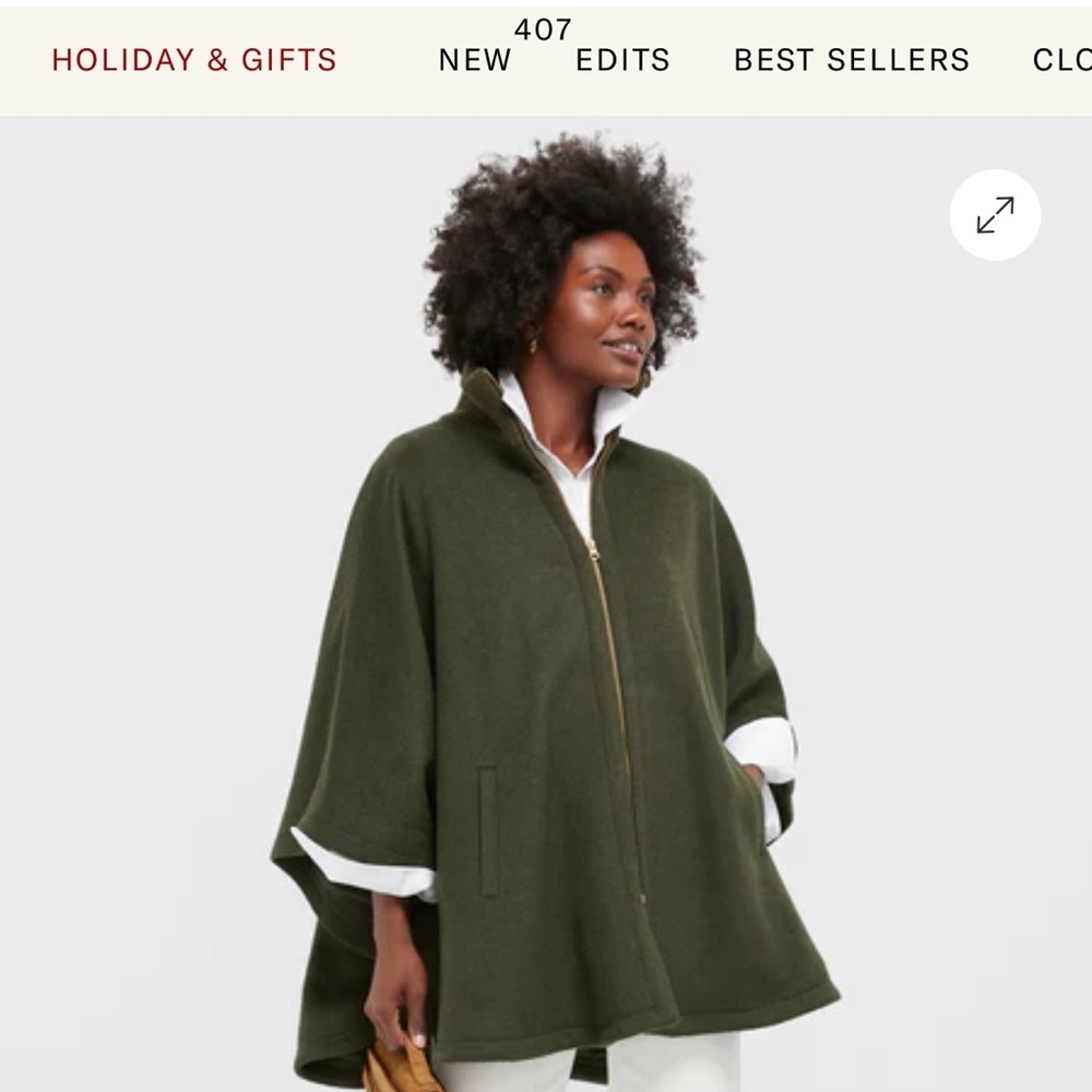 Tuckernuck Forest Green Women's Sweater Cape